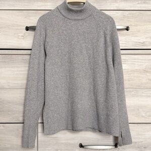 Cara Santana x Apt. 9 Oversized Mock Neck Sweater Light Gray Size xs